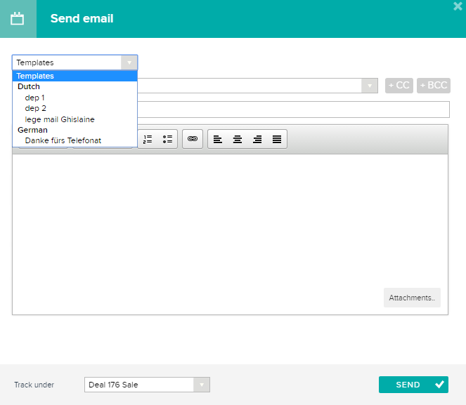 Email templates: general