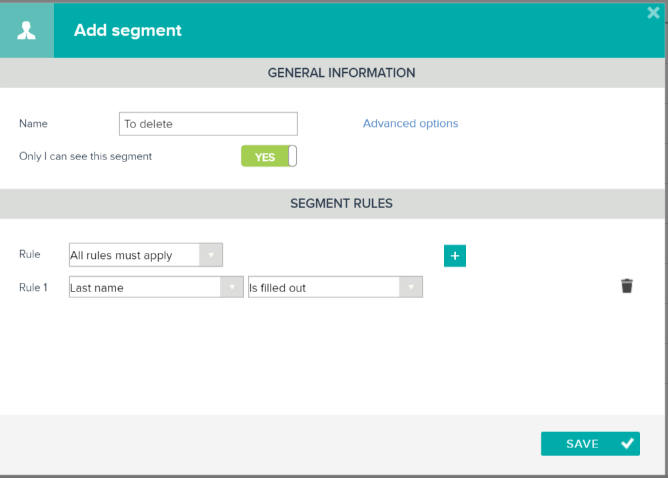 delete contact segment