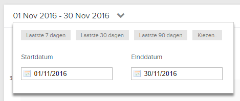 ticketstatistieken - tijdstip instellen