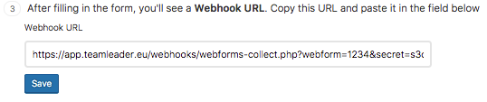 Webhook URL Wordpress